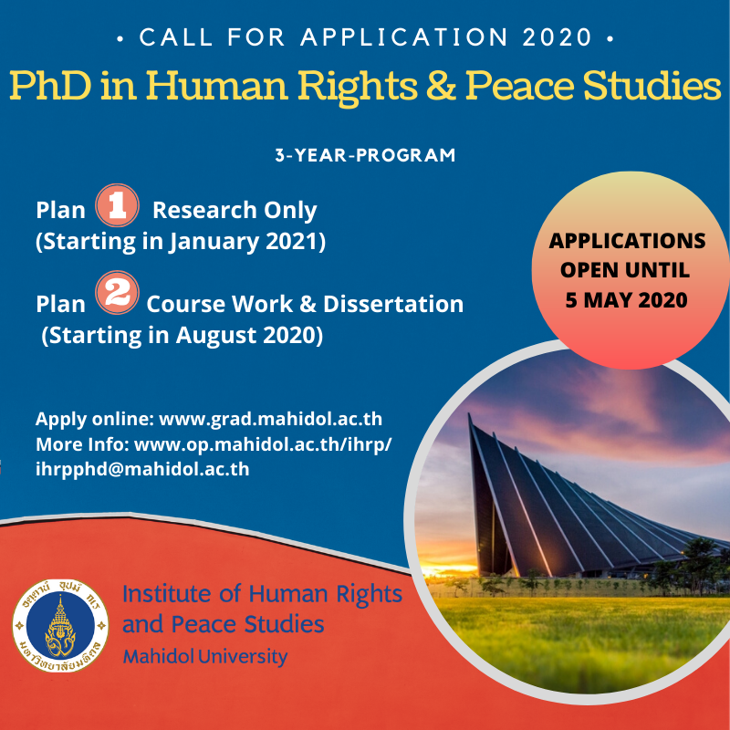 online phd in human rights