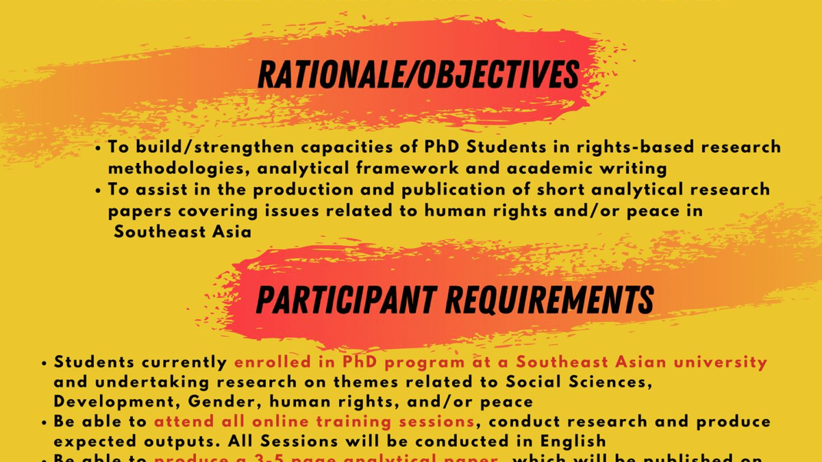 online phd human rights