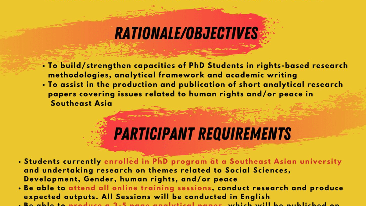 phd on human rights